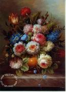 unknow artist Floral, beautiful classical still life of flowers.034 oil painting